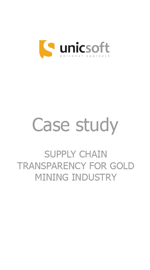 SUPPLY CHAIN TRANSPARENCY FOR GOLD MINING INDUSTRY