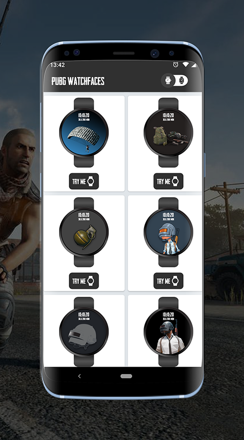 WATCHFACES FOR PUBG - ANDROID WEAR OS