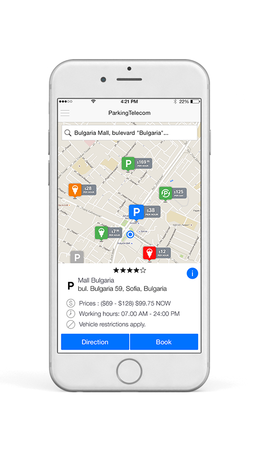 PARKING TELECOM - NATIVE MOBILE APPS FOR PARKING FACILITIES